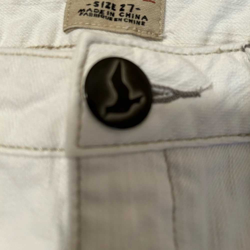 Free People white jeans